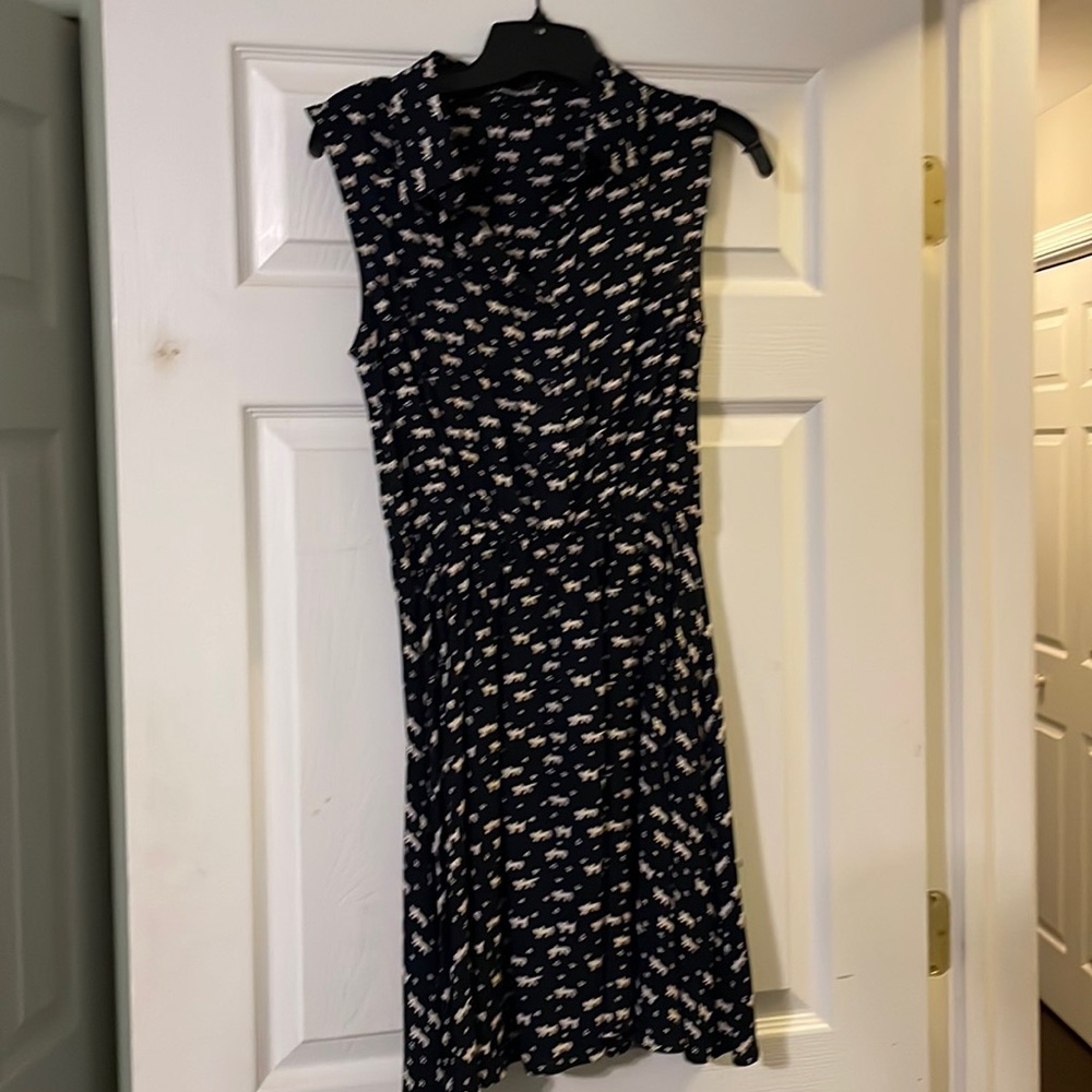 Cat print dress